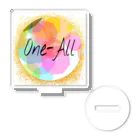 One-AllのOne-All ロゴアイテム Acrylic Stand