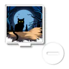BLACK_CATの月夜の黒猫 アクリルスタンド