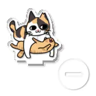 富士見さくらねこ応援団　チャリティー部のみよママの子育てTシャツ　バックプリント付き Acrylic Stand