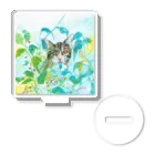 動植物絵描き屋　ogawa sakuraの夏ねこ アクリルスタンド