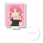 ワンダーワールド・ワンストップのピンク髪の少女 Acrylic Stand