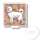 mukumuko2002のたそがれ＿北海道犬 Acrylic Stand