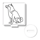 abiko328の柴犬トレジャーズ　ブラック Acrylic Stand