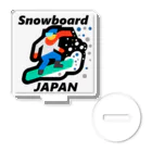 G-HERRINGのスノーボード（ snowboard ）素晴らしいボードライフをお祈りいたします。ご安全に！ アクリルスタンド