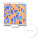 理系大学院生の出力のteal orange Acrylic Stand