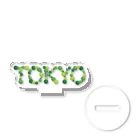junichi-goodsのバルーン文字「TOKYO」（緑色系） アクリルスタンド