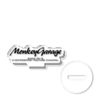 MonkeyGarageのMonkeyGarage 新ロゴ黒 Acrylic Stand