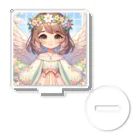 the blue seasonの春の使者：花冠を纏う天使の微笑み Acrylic Stand