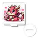 可愛らしいドラゴンのイラストグッズ店のかわいすぎるドラゴンマスコットキャラ Acrylic Stand