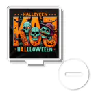 k.a.u.j.7のおしゃれでユニークなハロウィンの風景が広がります アクリルスタンド