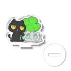 逃亡する猫「見世棚」のなかよし駅猫 Acrylic Stand