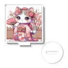 猫好き Japanの振り袖ねこ Acrylic Stand