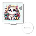 cc-akの可愛いいねこが目を輝かせています！ Acrylic Stand