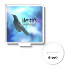 カラスのクッピのカラスのラビ☆Identify Crow Acrylic Stand