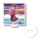 aoicanonのスケートをする女性 Acrylic Stand