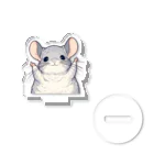 もふっとチンチラ🐭のばんざいチンチラ アクリルスタンド