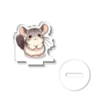 もふっとチンチラ🐭のおねだりチンチラ Acrylic Stand