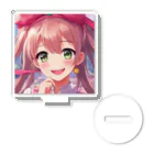 asanonnのリボン付きヘッドバンドな女の子 Acrylic Stand