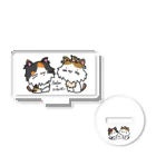 猫とハリセンボン🚗車中泊の旅の猫ハリ家の主役達 Acrylic Stand