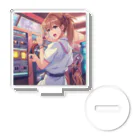 アニメ好きの野生味溢れる店J JK専門店の電気系ポーニーテールJK　 Acrylic Stand