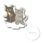 猫屋カエデのサビ猫とキジトラ アクリルスタンド