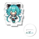 流レ星ミラ🌟🧹Vtuberのミニキャラ　カーテンシー【流レ星ミラ】 Acrylic Stand