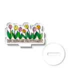 sari'sのThe blooming tulip flowers Acrylic Stand