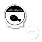 タカハシ表具店のpuffer at home・丸・フグ左 Acrylic Stand