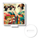 日本の風景 COOL JAPANの日本の風景:談笑している舞妓さん、Japanese scenery: Maiko chatting Acrylic Stand