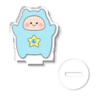 machooooonのおくるみスターちゃん(ライトブルー) アクリルスタンド