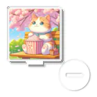 ちゃちゃぽやのお花見猫 Acrylic Stand