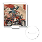 X50000Xのバイクに乗った浮世絵男性 Acrylic Stand