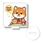 メアリーの今夜は可愛い柴犬スタンプで癒しの時間 Acrylic Stand