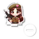 WakuWakustoreのarmy girl Acrylic Stand