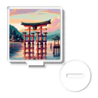 Pixel Art Goodsの厳島神社（pixel art） アクリルスタンド