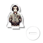 Pixel Art Goodsのgirl（pixel art） アクリルスタンド