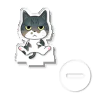 サバ白雑種猫のなめこちゃん屋のぱっかーん座りなめこちゃん Acrylic Stand