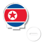 お絵かき屋さんの北朝鮮の国旗 アクリルスタンド