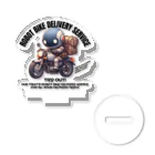 kazu_gのロボットバイク便(淡色用) Acrylic Stand