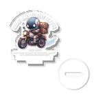 kazu_gのロボットバイク便(濃色用) アクリルスタンド