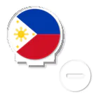 お絵かき屋さんのフィリピンの国旗 Acrylic Stand