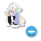 へびやきのなかよしりくかぶさん Acrylic Stand