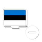 お絵かき屋さんのエストニアの国旗 Acrylic Stand
