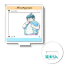 渦海 もん🐬🫧 くるくる天パ系Vtuberの夏ずみもんポラロイド風🐬 Acrylic Stand