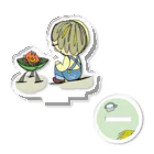 yumi666666の焚き火後頭部くん Acrylic Stand