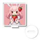 うさぎウサギのいちご大好き、うさみみチャコちゃん Acrylic Stand