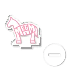 -megami-のHORSE MARK Pink アクリルスタンド