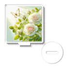 Rパンダ屋の「白薔薇」グッズ Acrylic Stand