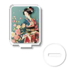 MistyStarkの着物女性の切り絵アート　―　Kimono woman paper-cutting art　ー Acrylic Stand