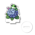 終わらない夢🌈のあじさいの花と🐸カエル君 Acrylic Stand